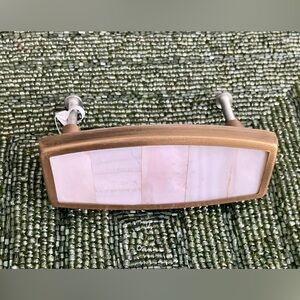 Anthropologie Mother of Pearl Brass Handle NEW